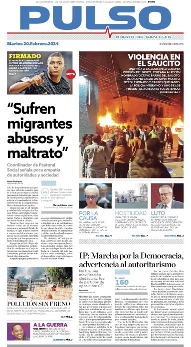 Edicion Impresa Portada de Hoy